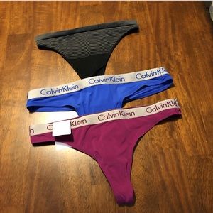 Small Calvin Klein Thong Underwear